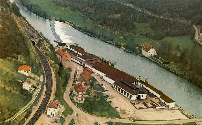 [Vue aérienne dans les années 1970]